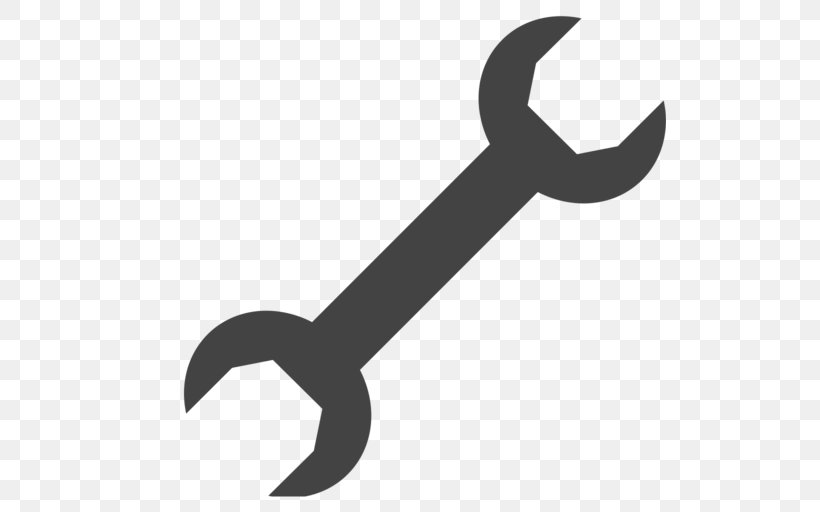 Black And White Adjustable Spanner Symbol, PNG, 512x512px, Spanners, Adjustable Spanner, Black And White, Cdr, Symbol Download Free