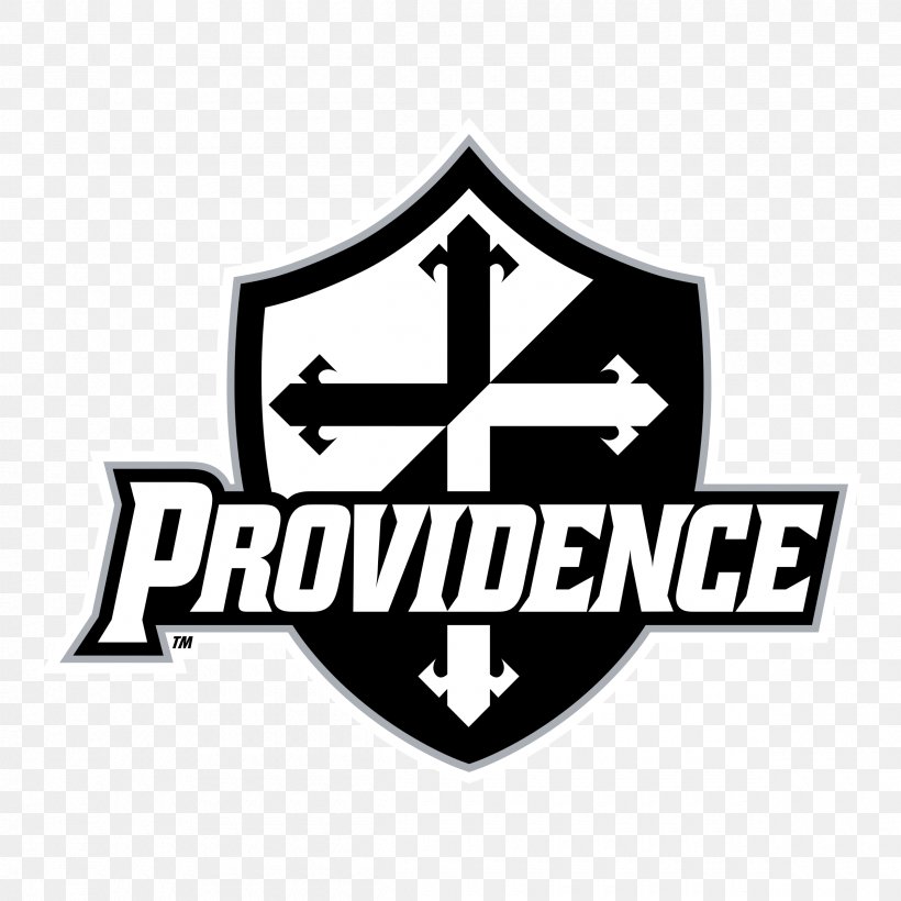 Providence College Providence Friars Men's Basketball Logo Emblem, PNG, 2400x2400px, Providence College, Black And White, Brand, College, Emblem Download Free
