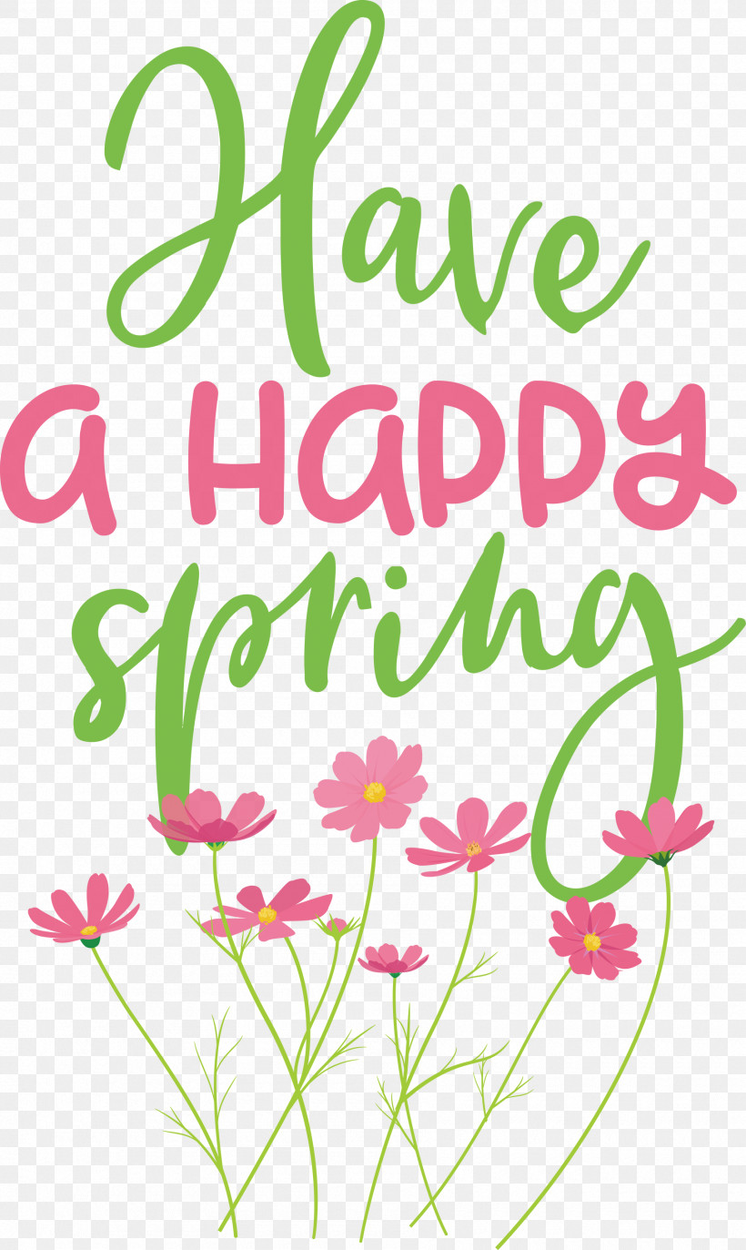 Spring Have A Happy Spring, PNG, 1790x2999px, Spring, Cut Flowers, Floral Design, Flower, Happiness Download Free