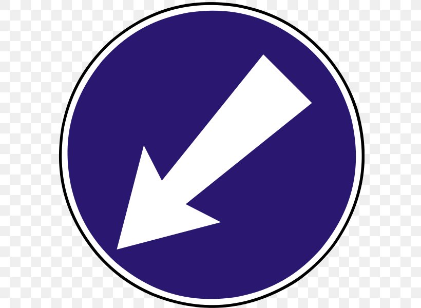 Mandatory Sign Traffic Sign Road Arrow, PNG, 600x600px, Mandatory Sign, Arah, Area, Blue, Brand Download Free