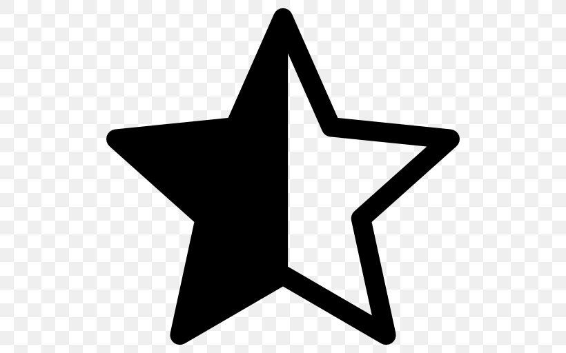 Star Symbol, PNG, 512x512px, Star, Black And White, Fivepointed Star, Logo, Point Download Free