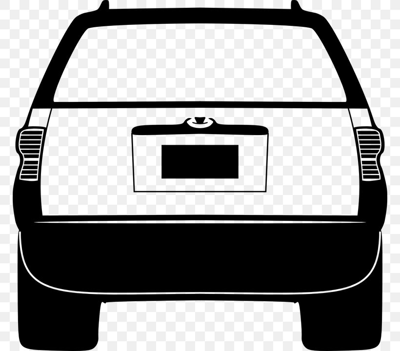 Car Sport Utility Vehicle Chevrolet Suburban Clip Art, PNG, 768x720px, Car, Automotive Exterior, Bag, Black, Black And White Download Free