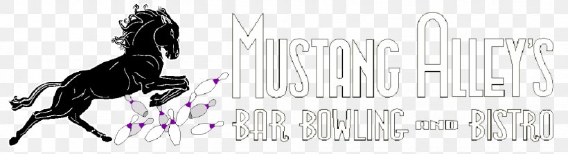 Mustang Alley's Bar, Bowling And Bistro Ten-pin Bowling Mane, PNG, 1650x450px, Bowling, Artwork, Bar, Bistro, Black Download Free
