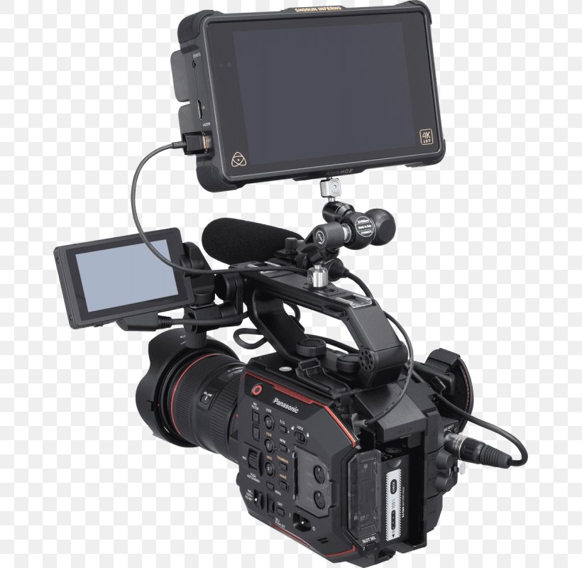 Video Cameras Panasonic AU-EVA1 5.7K Super 35mm Cinema Camera, PNG, 800x800px, 4k Resolution, 35 Mm Film, Video Cameras, Camera, Camera Accessory Download Free
