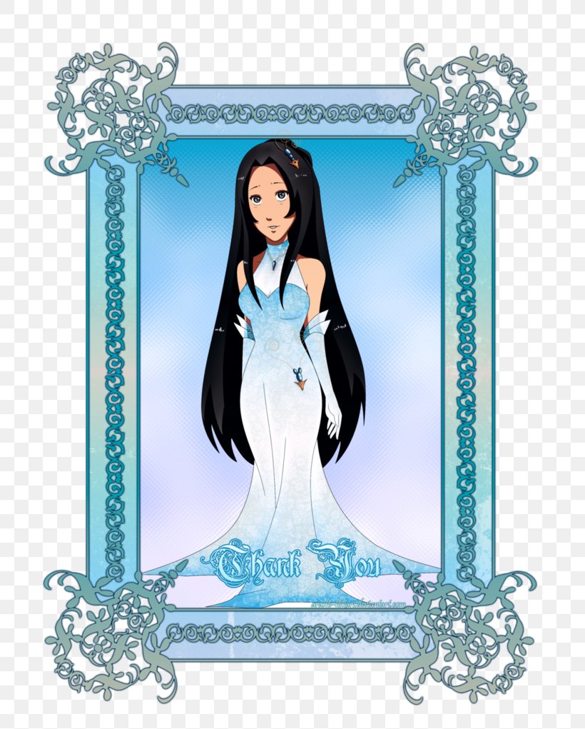 Black Hair Picture Frames Character, PNG, 783x1021px, Black Hair, Blue, Character, Fictional Character, Hair Download Free