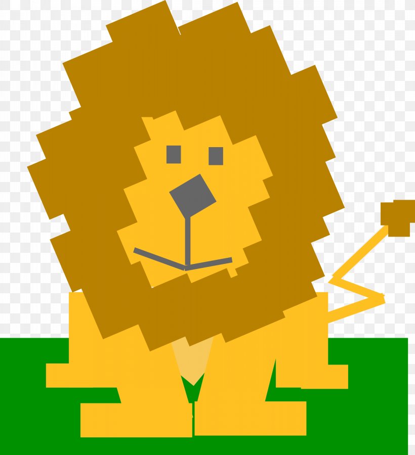 Lion Clip Art, PNG, 2185x2400px, Lion, Animal, Area, Cartoon, Grass Download Free