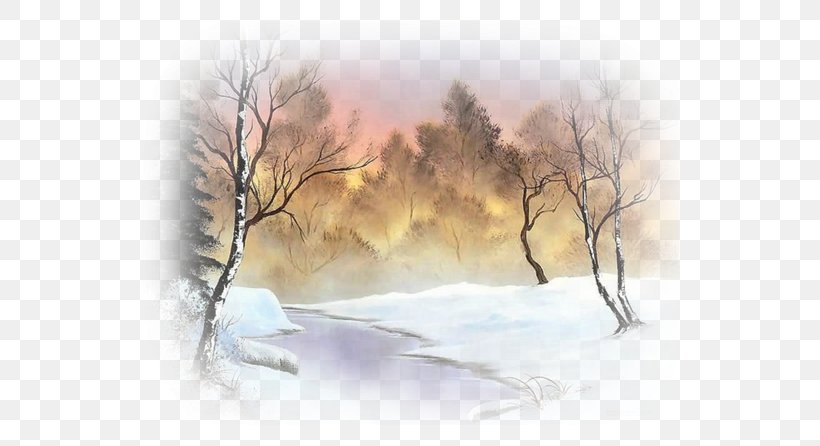 Winter Night Landscape Painting Oil Painting Art Canvas, PNG, 600x446px, Winter Night, Art, Artist, Blizzard, Bob Ross Download Free