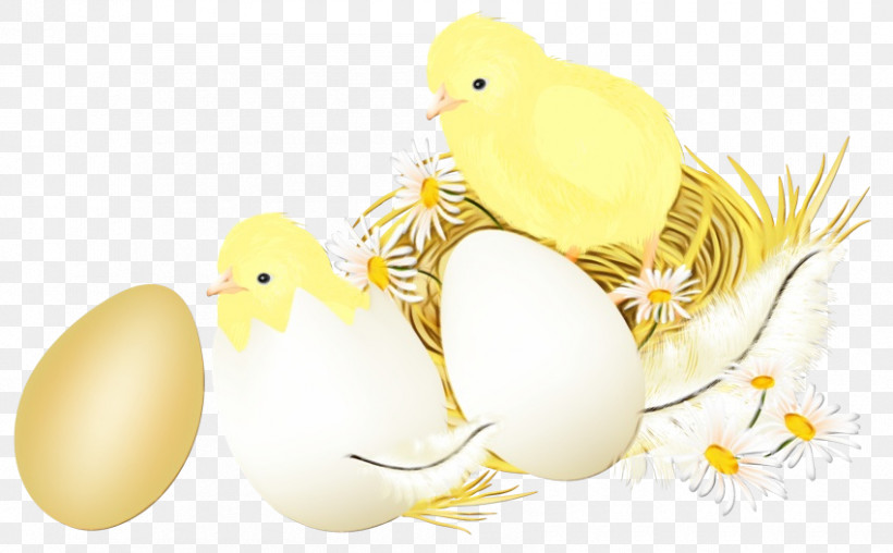 Easter Egg, PNG, 850x527px, Watercolor, Beak, Bird, Chicken, Easter Download Free
