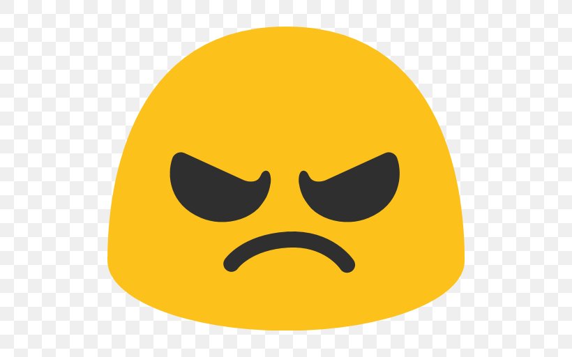 Emoji Angry Face Android Angry Smilies IPhone, PNG, 512x512px, Emoji, Android, Android Version History, Anger, Angry Face Download Free