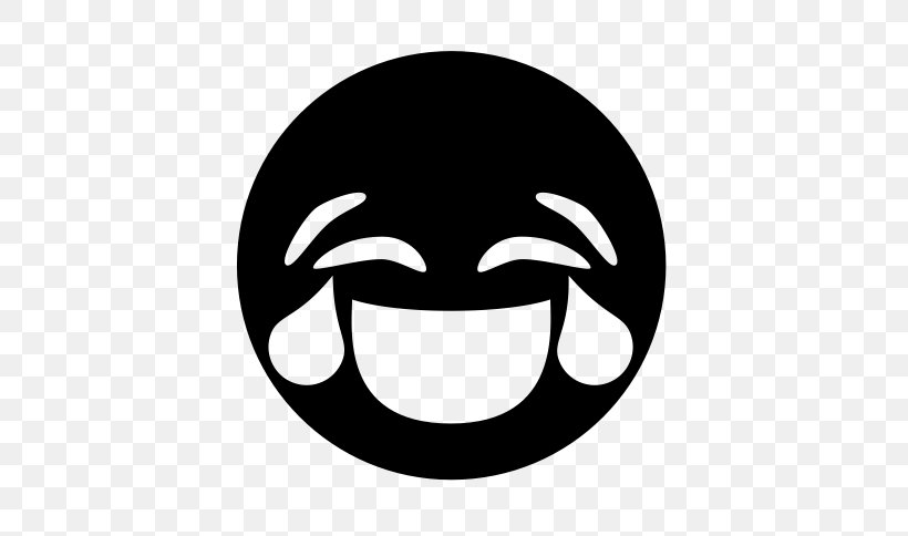 Emoticon Face With Tears Of Joy Emoji Smiley Laughter, PNG, 512x484px, Emoticon, Black, Black And White, Face, Face With Tears Of Joy Emoji Download Free