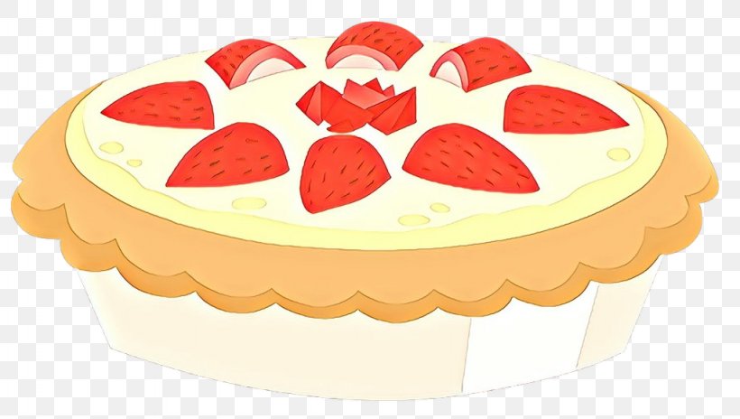 Strawberry, PNG, 1024x580px, Cartoon, Baked Goods, Cake, Cream, Cuisine Download Free