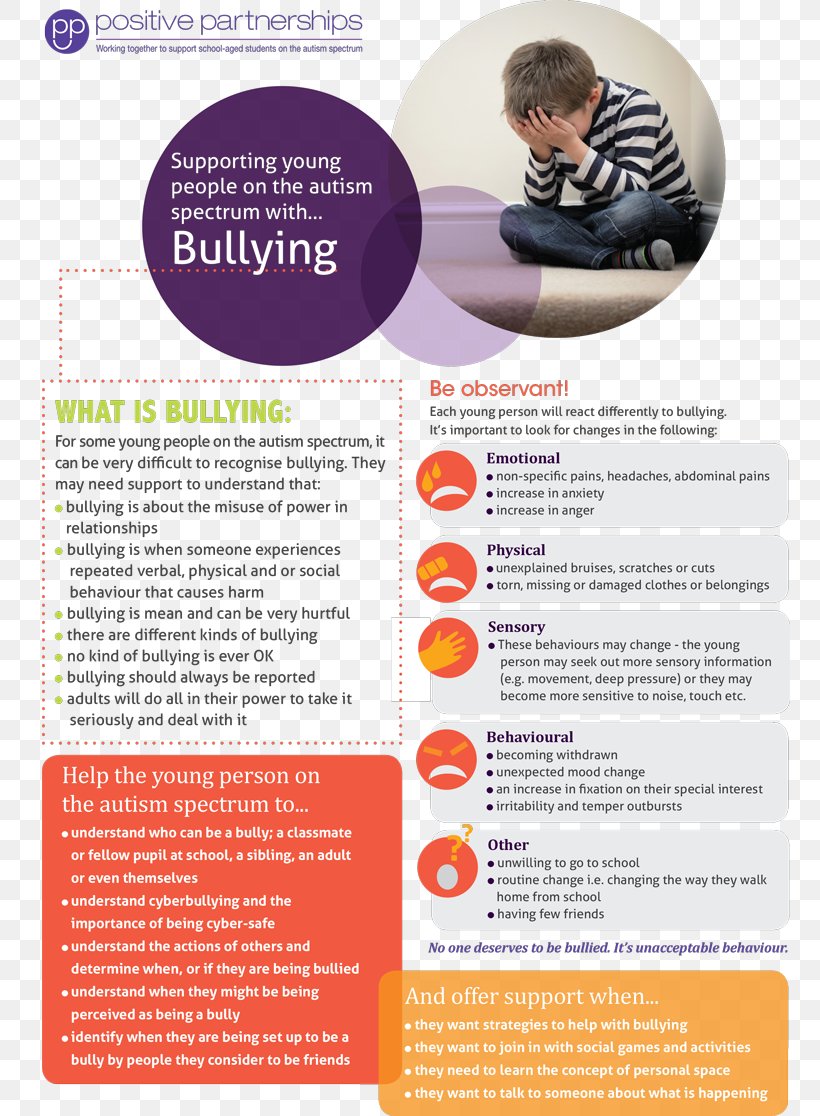 School Information Flyer Bullying Autistic Spectrum Disorders, PNG, 800x1116px, School, Advertising, Autism, Autistic Spectrum Disorders, Brochure Download Free