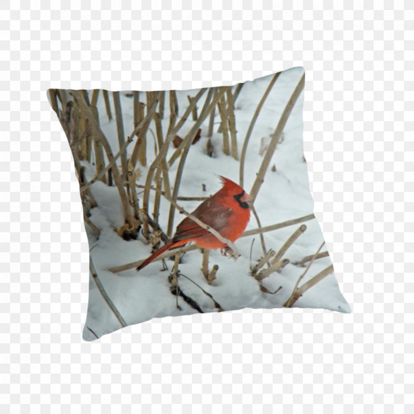 Throw Pillows Cushion Cardinal Songbird, PNG, 875x875px, Throw Pillows, Bird, Branch, Cardinal, Cushion Download Free