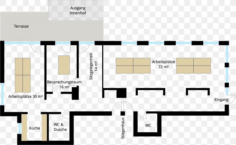 Floor Plan Coworking Starfish Aspern Office Architectural Plan, PNG, 2238x1376px, Floor Plan, Apartment, Architectural Plan, Area, Brand Download Free
