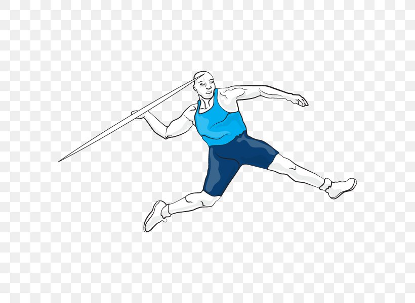 Javelin Throw Jumping Athletics Sport Olympic Games, PNG, 600x600px, Javelin Throw, Arm, Athletics, Blue, Clothing Download Free