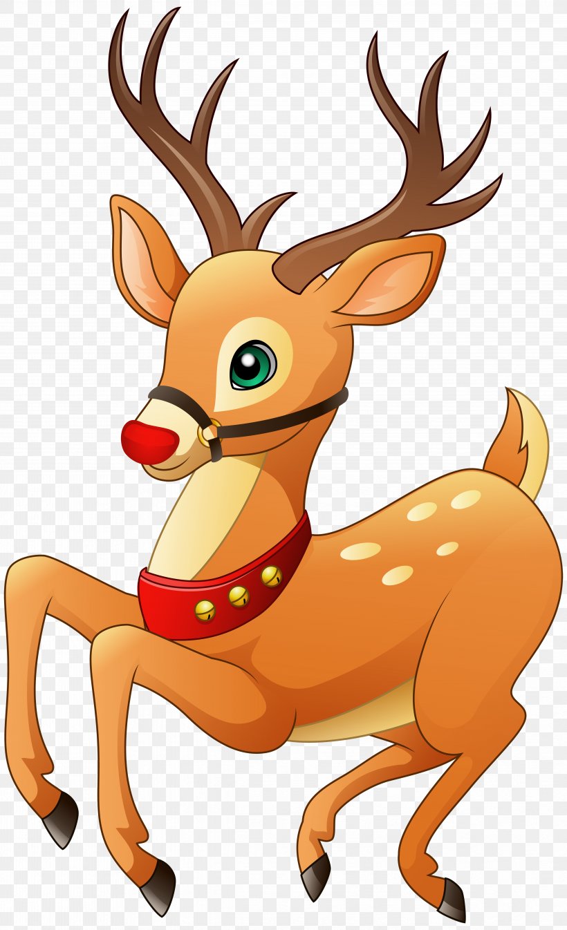 Rudolph Reindeer Christmas Clip Art, PNG, 4873x8000px, Rudolph, Antler, Cartoon, Christmas, Christmas Card Download Free