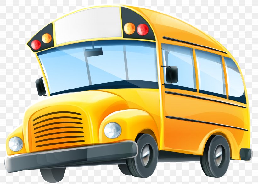 School Bus Clip Art, PNG, 7000x5008px, Bus, Automotive Design, Brand, Bus Driver, Cartoon Download Free