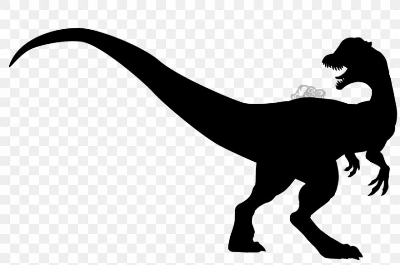 Tyrannosaurus Clip Art Silhouette H&M, PNG, 900x598px, Tyrannosaurus, Blackandwhite, Dinosaur, Silhouette, Tail Download Free