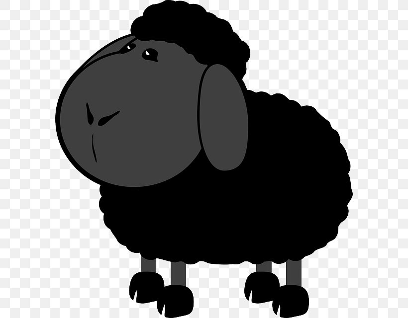 Black Sheep Bumper Sticker Sheep Farming, PNG, 598x640px, Sheep, Baa Baa Black Sheep, Black, Black And White, Black Sheep Download Free