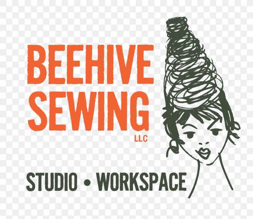 Beehive Sewing Studio + Workspace, LLC Drawing Textile, PNG, 1024x889px, Sewing, Area, Beehive, Brand, Calligraphy Download Free