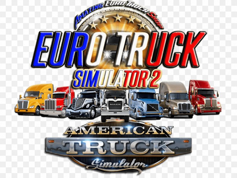 Euro Truck Simulator 2 American Truck Simulator Simulation Scania AB Mod, PNG, 850x640px, Euro Truck Simulator 2, American Truck Simulator, Brand, Logo, Mod Download Free