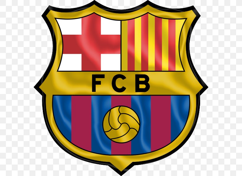 FC Barcelona La Liga Logo Football Player, PNG, 592x599px, Fc Barcelona, Area, Decal, Football, Football Player Download Free