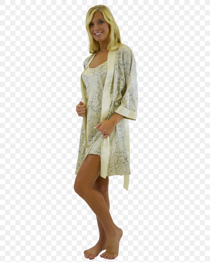 Robe Slip Clothing Kimono Silk, PNG, 348x1024px, Robe, Beige, Clothing, Costume, Dress Download Free