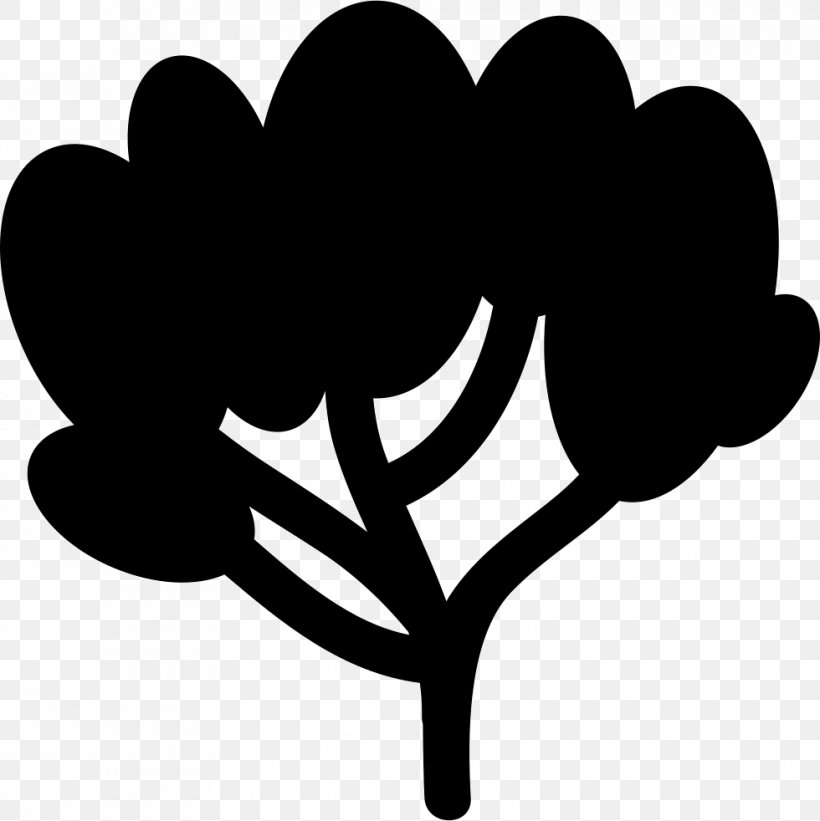 Tree Follaje Clip Art, PNG, 980x982px, Tree, Black And White, Branch, Evergreen, Flower Download Free