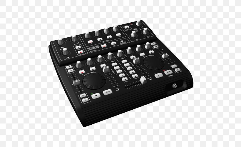 DJ Controller DJ Mixer Behringer B-Control Deejay BCD3000 Disc Jockey Audio Mixers, PNG, 500x500px, Watercolor, Cartoon, Flower, Frame, Heart Download Free