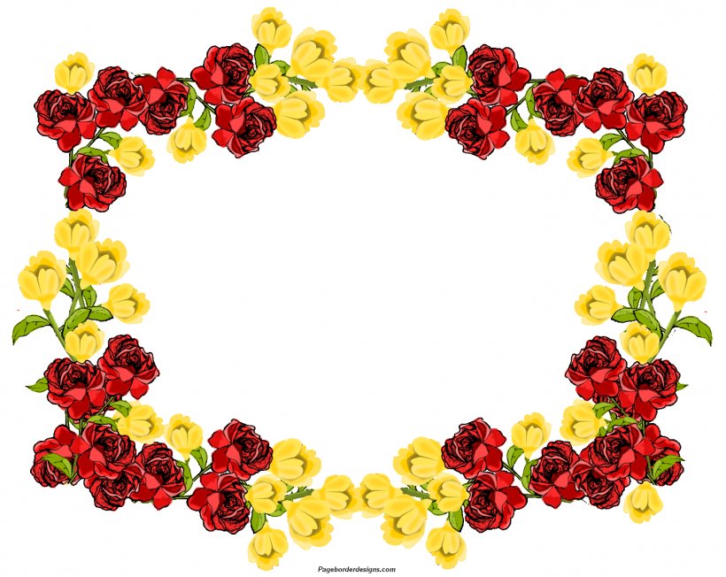Flower Yellow Picture Frame Clip Art, PNG, 1399x1114px, Flower, Cut Flowers, Floral Design, Floristry, Flower Arranging Download Free