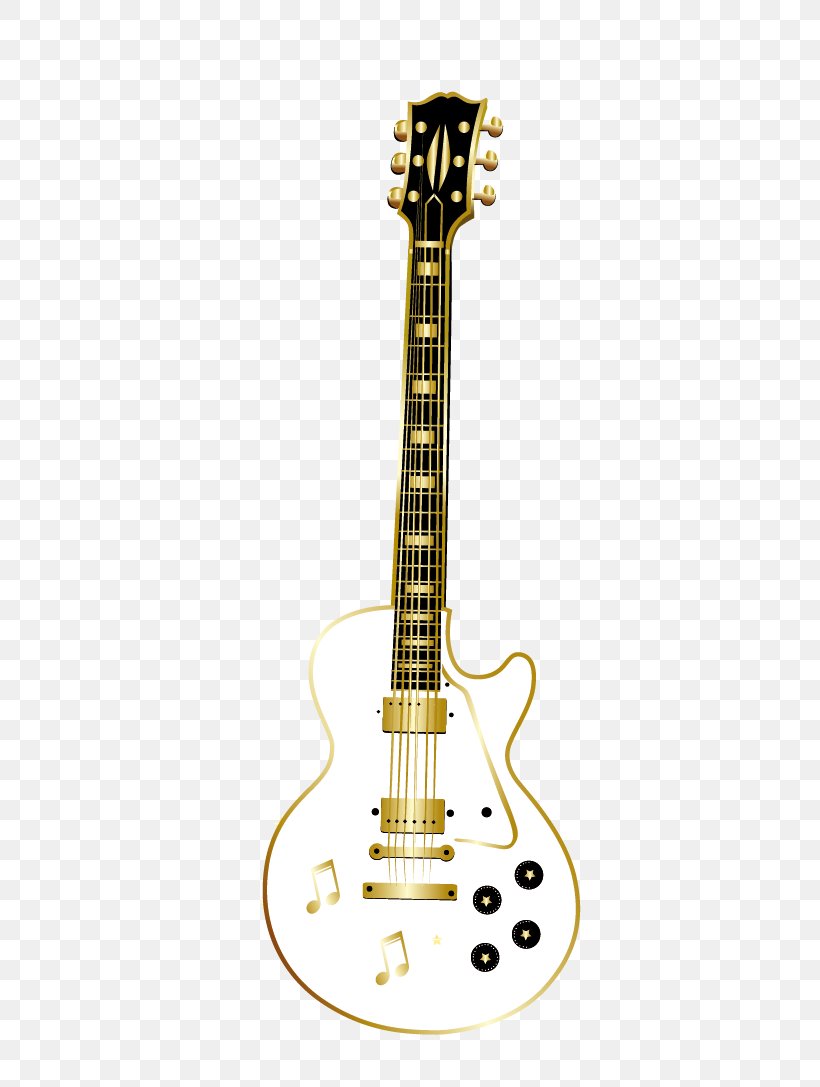 Golden Guitar Gibson Les Paul Custom Musical Instrument, PNG, 559x1087px, Watercolor, Cartoon, Flower, Frame, Heart Download Free