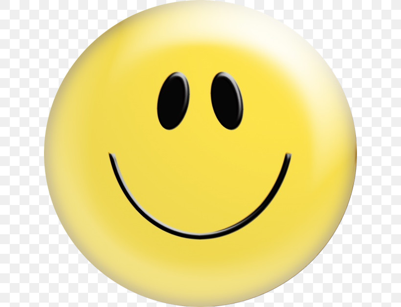 Smiley Yellow Meter Good Happiness M Happiness, PNG, 640x629px, Watercolor, Good Happiness M, Happiness, Meter, Paint Download Free