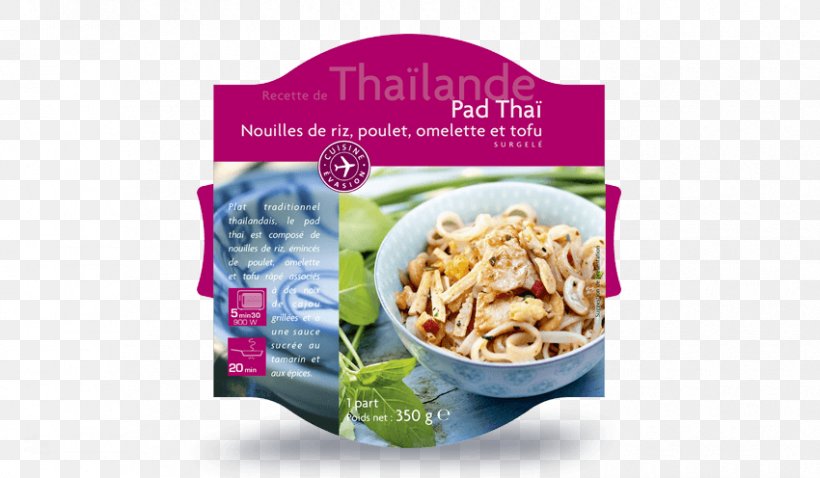 Vegetarian Cuisine Thai Cuisine Pad Thai Dish Picard Surgelés, PNG, 850x496px, Vegetarian Cuisine, Bulgogi, Chicken As Food, Cuisine, Dish Download Free