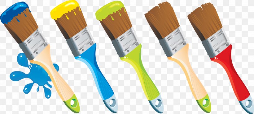 Paintbrush Painting, PNG, 3000x1356px, Paintbrush, Brush, Microsoft Paint, Paint, Painting Download Free