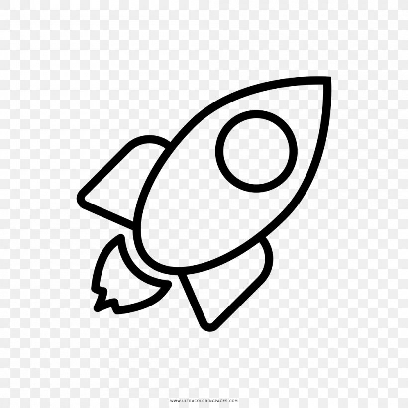 Rocket Idea Coloring Book Drawing Launch Vehicle, PNG, 1000x1000px, Rocket, Area, Artwork, Black, Black And White Download Free