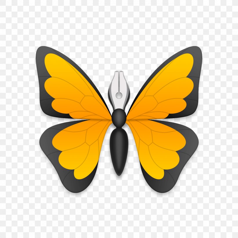 Ulysses MacOS App Store, PNG, 1400x1400px, Ulysses, App Store, Apple, Arthropod, Brush Footed Butterfly Download Free