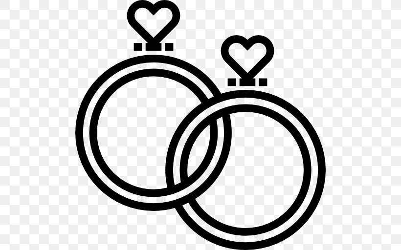 Wedding Ring Clip Art, PNG, 512x512px, Ring, Area, Black And White, Body Jewelry, Brand Download Free