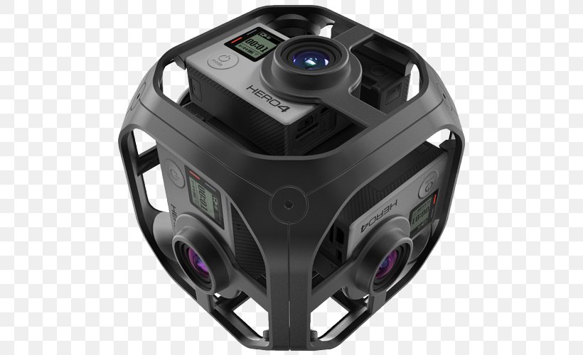 Immersive Video GoPro Omni All Inclusive Omnidirectional Camera Photography, PNG, 500x500px, Immersive Video, Action Camera, Ambisonics, Camera, Electronics Download Free
