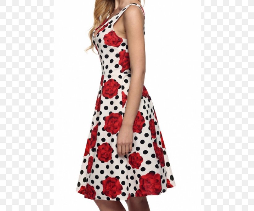 Polka Dot Shoulder Cocktail Dress, PNG, 680x680px, Polka Dot, Clothing, Cocktail, Cocktail Dress, Day Dress Download Free