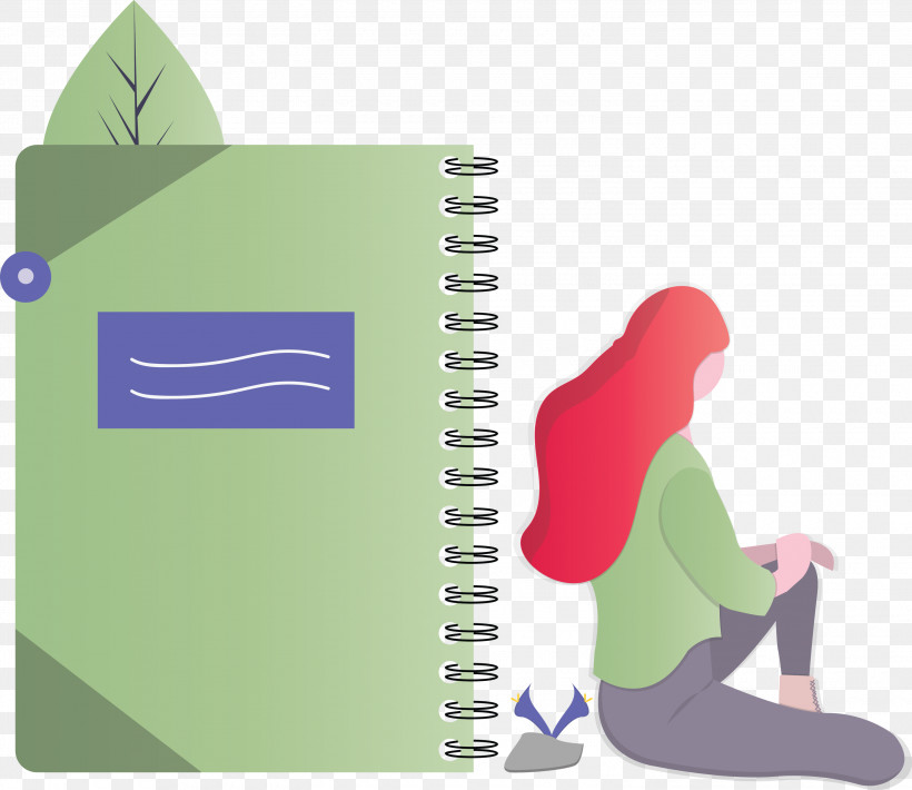 Notebook Girl, PNG, 3000x2601px, Notebook, Girl, Paper Product Download Free