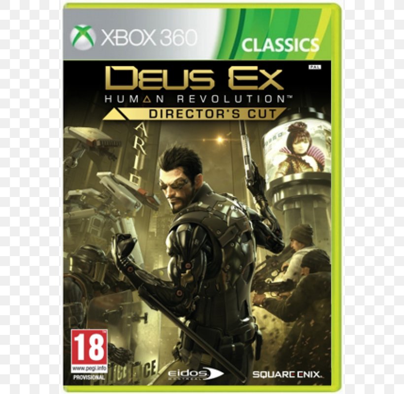 Deus Ex: Human Revolution Deus Ex: Mankind Divided Xbox 360 Wii U, PNG, 800x800px, Deus Ex Human Revolution, Action Film, Computer Software, Deus Ex, Deus Ex Mankind Divided Download Free