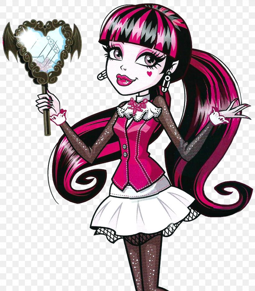 Monster High Draculaura Doll Frankie Stein, PNG, 1113x1272px, Watercolor, Cartoon, Flower, Frame, Heart Download Free