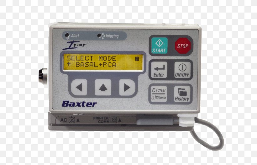 Infusion Pump Intravenous Therapy Baxter International Medical Equipment, PNG, 727x526px, Infusion Pump, B Braun Melsungen, Baxter International, Electronic Component, Electronics Download Free