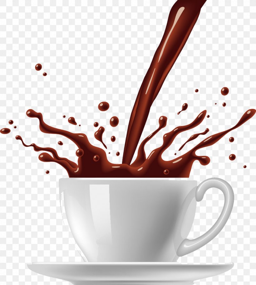 Coffee Cup Tea Hot Chocolate, PNG, 900x1000px, Coffee, Caffeine, Cappuccino, Coffee Cup, Coffeemaker Download Free