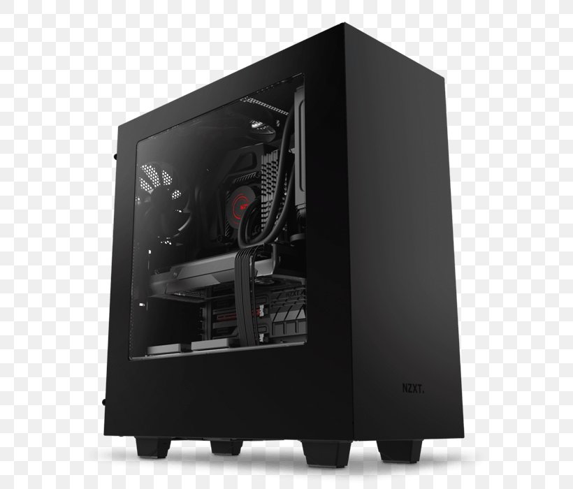 Computer Cases & Housings Nzxt ATX Computer System Cooling Parts, PNG, 700x700px, Computer Cases Housings, Atx, Cable Management, Computer, Computer Case Download Free