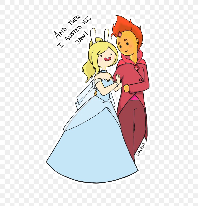 Fionna And Cake Finn The Human Flame Princess Kiss Comics, PNG, 524x852px, Watercolor, Cartoon, Flower, Frame, Heart Download Free