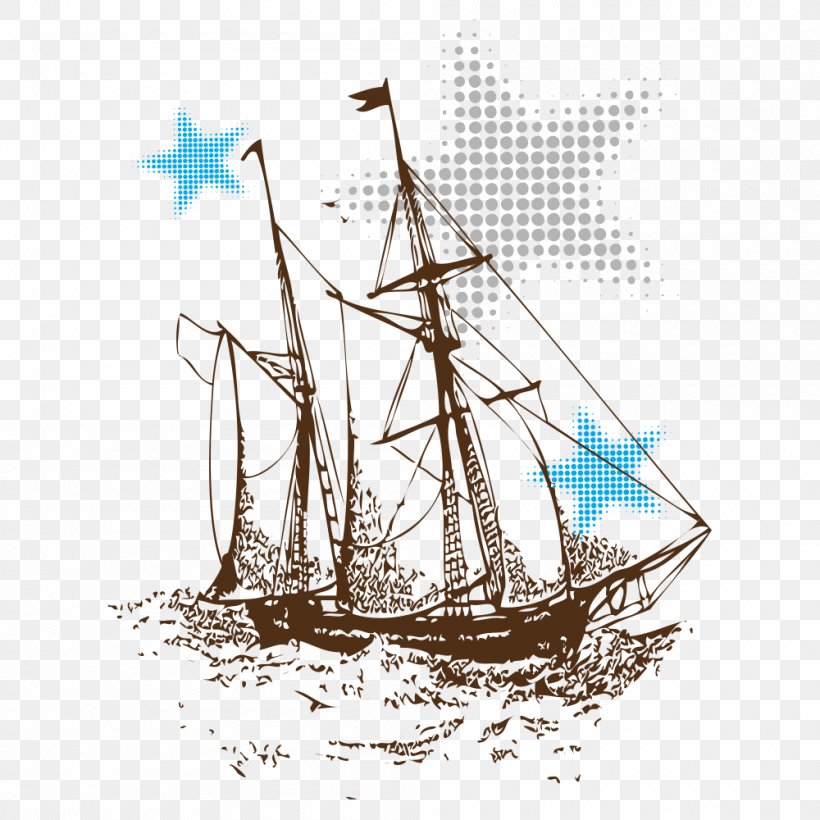 Printed T-shirt Sail Printing, PNG, 1000x1000px, Tshirt, Baltimore Clipper, Barque, Barquentine, Boat Download Free