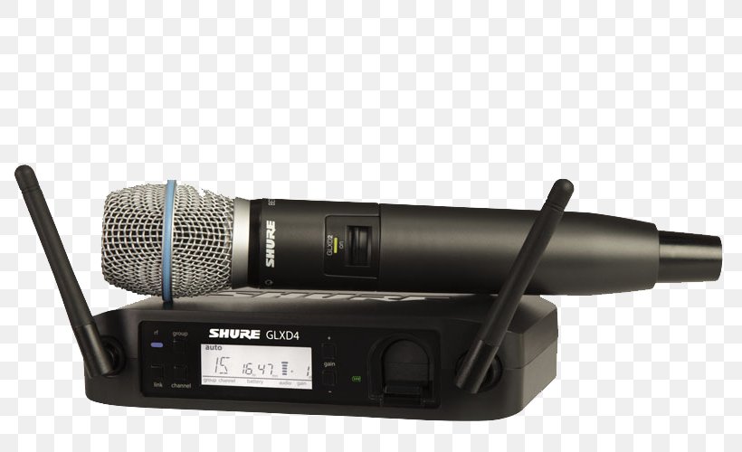 Shure SM58 Microphone Shure SM57 Shure GLXD24/SM58 Shure Beta 58A, PNG, 800x500px, Shure Sm58, Audio, Audio Equipment, Electronic Device, Hardware Download Free