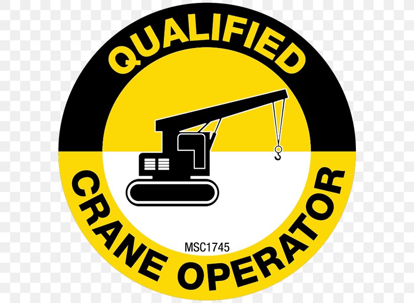 Logo Yellow Brand Qualified Crane Operator Hard Hat Emblem Organization, PNG, 600x600px, Logo, Area, Brand, Emblem, Hard Hats Download Free