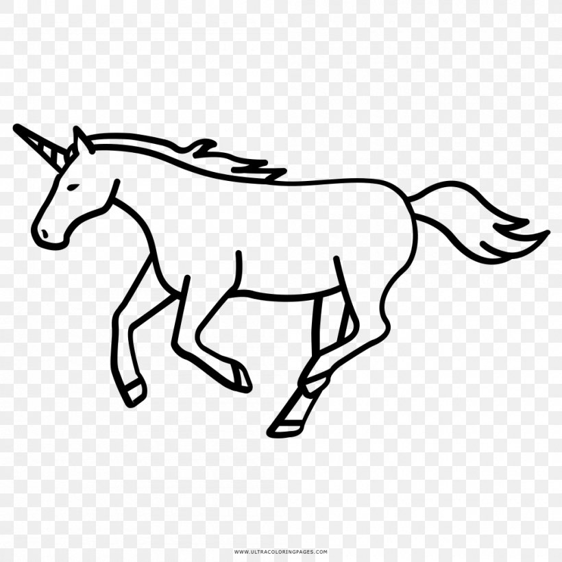 Mule Unicorn Pony Drawing Mustang, PNG, 1000x1000px, Mule, Animal Figure, Area, Art, Black Download Free